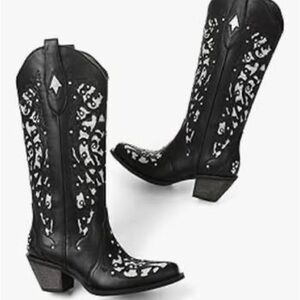 Women’s Black Sequin Cowgirl Boots